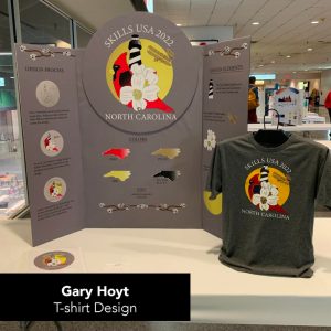 Gary Hoyt's T-shirt Design for SkillsUSA 2022