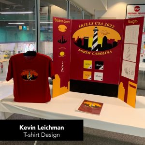 Kevin Leichman's T-shirt Design for SkillsUSA 2022