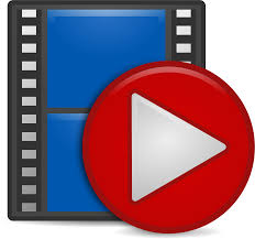 Graphic of film and play button