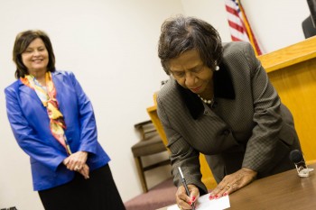 Jeanne A. Dixon sworn in as trustee on Rowan-Cabarrus Community College Board