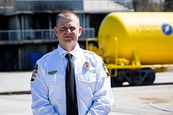 Jesse Moore Discovers Passion for Firefighting Through Rowan-Cabarrus Community College Training