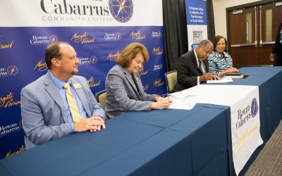 Rowan-Cabarrus Community College, Livingstone College Sign Bilateral Articulation and Guaranteed Admissions Agreement
