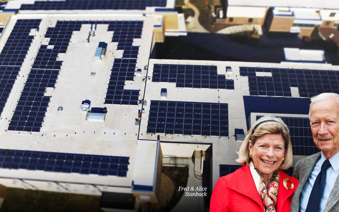 College Received $1 Million Donation from Fred and Alice Stanback to Support Solar Project